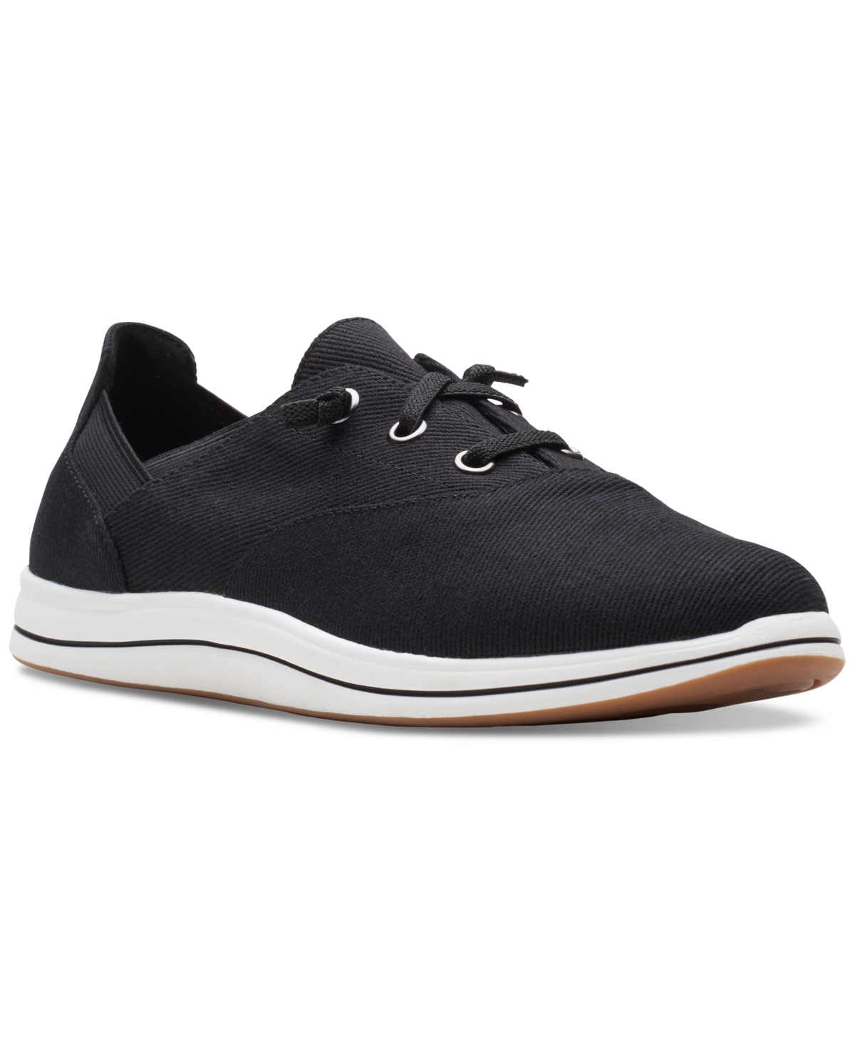 Clarks Women's Cloudsteppers Breeze Ave Ii Lace-up Sneakers In Black