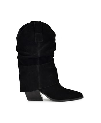 Nine west sales black suede booties