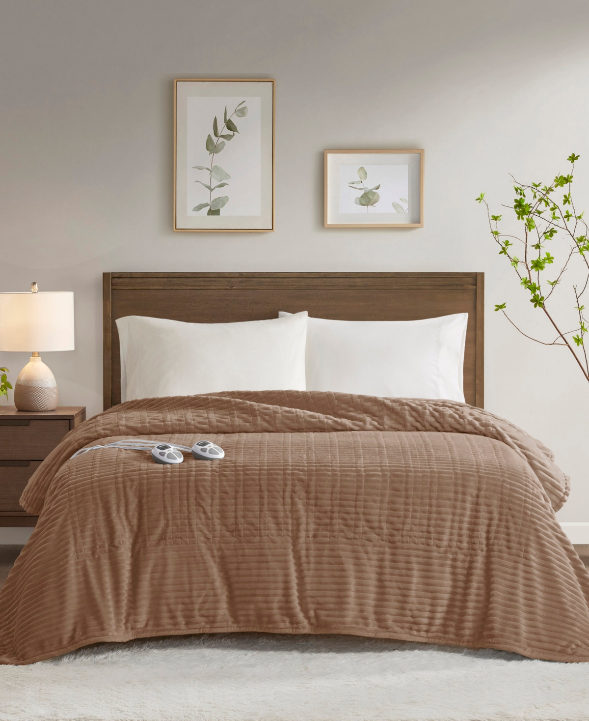 Serta Corded Plush Heated Blanket,