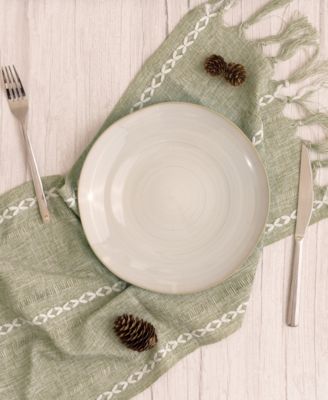 Neree 16 Pc. Double Bowl Dinnerware Set, Service for 4