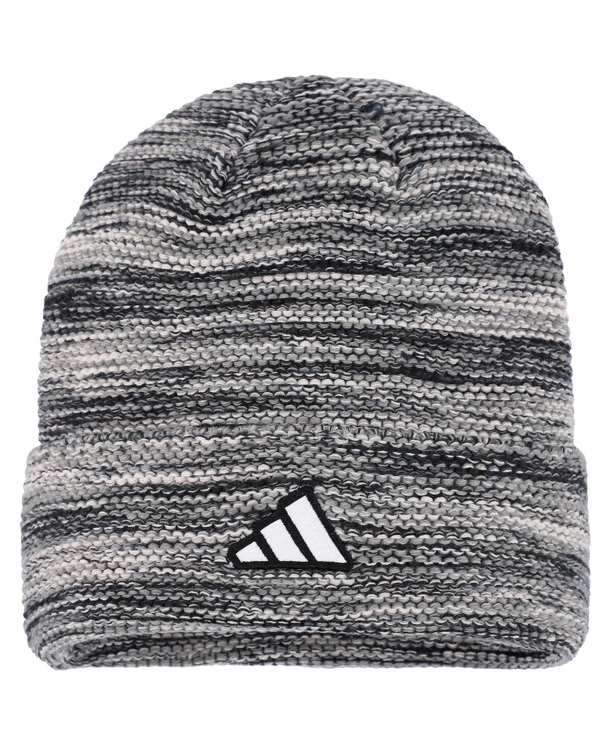 Men's adidas White Washington Capitals Marled Cuffed Knit Hat - White