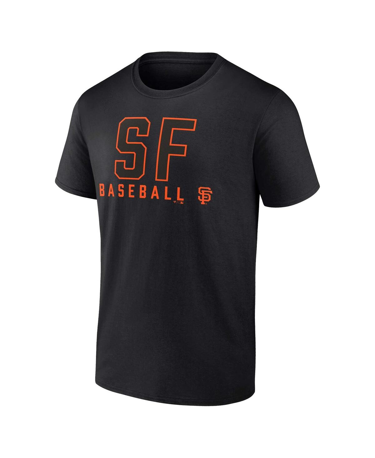 Shop Fanatics Men's  Black, White San Francisco Giants Two-pack Combo T-shirt Set In Black,white