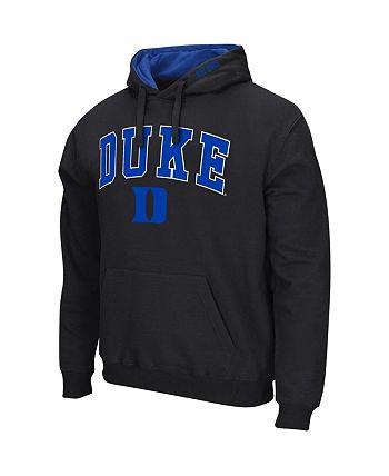 Colosseum Men s Black Duke Blue Devils Arch Logo 3.0 Pullover