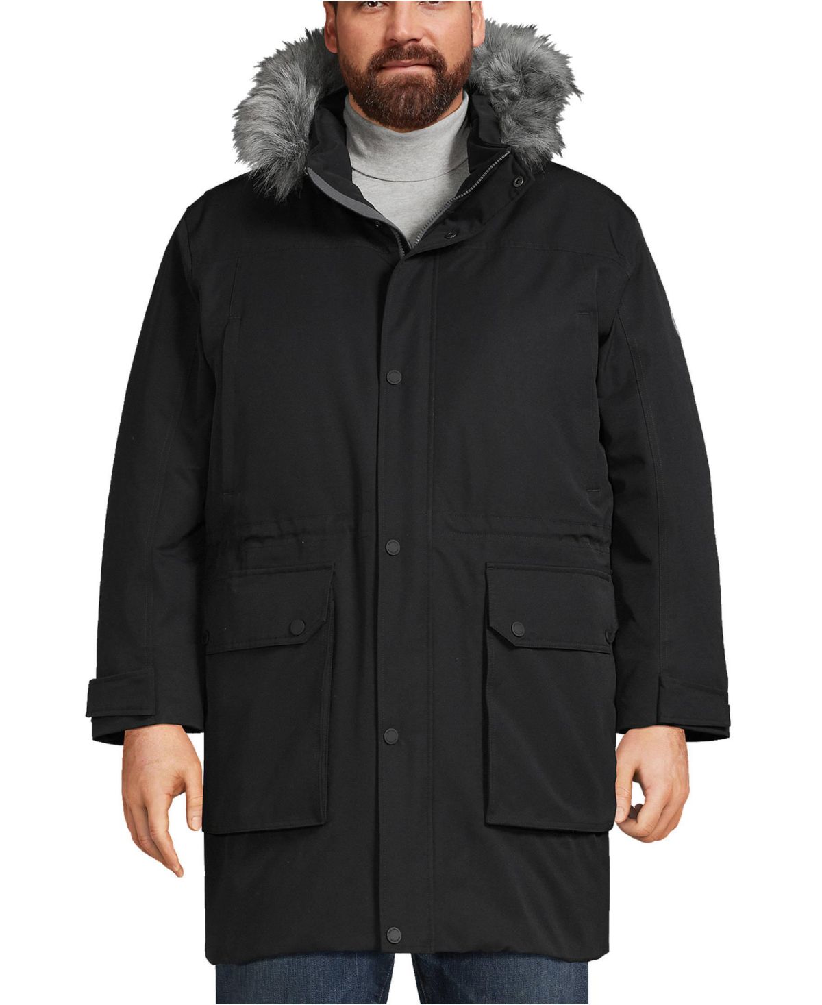 Мужская экспедиционная водонепроницаемая зимняя пуховая парка