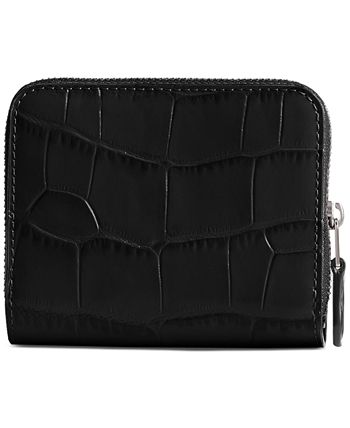 Coach croc hotsell wallet