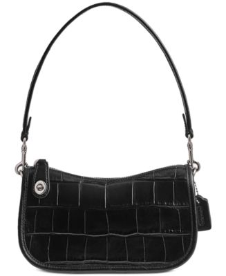 COACH スウィンガー 20 ブラック クロコダイル エンボスド レザーポーチ オンライン限定】スウィンガー 20 | COACH/コーチ | 三越伊勢丹