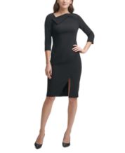 Macys womens black cocktail dresses top