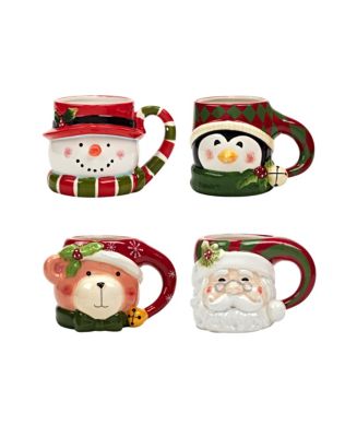 Certified International Holiday 4 Piece Mug Set - Macy's