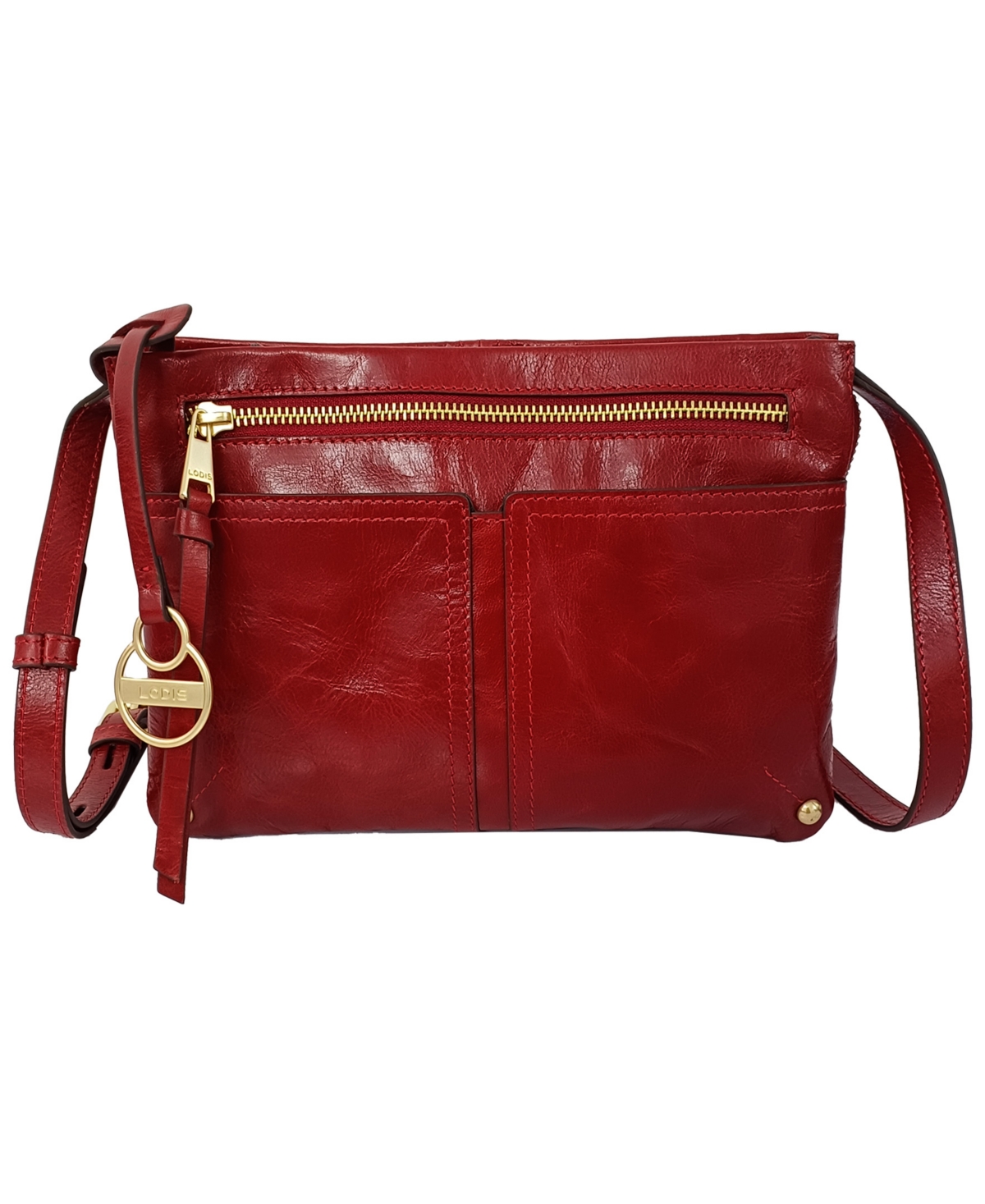 Kendal Leather Crossbody Bag - Scarlet