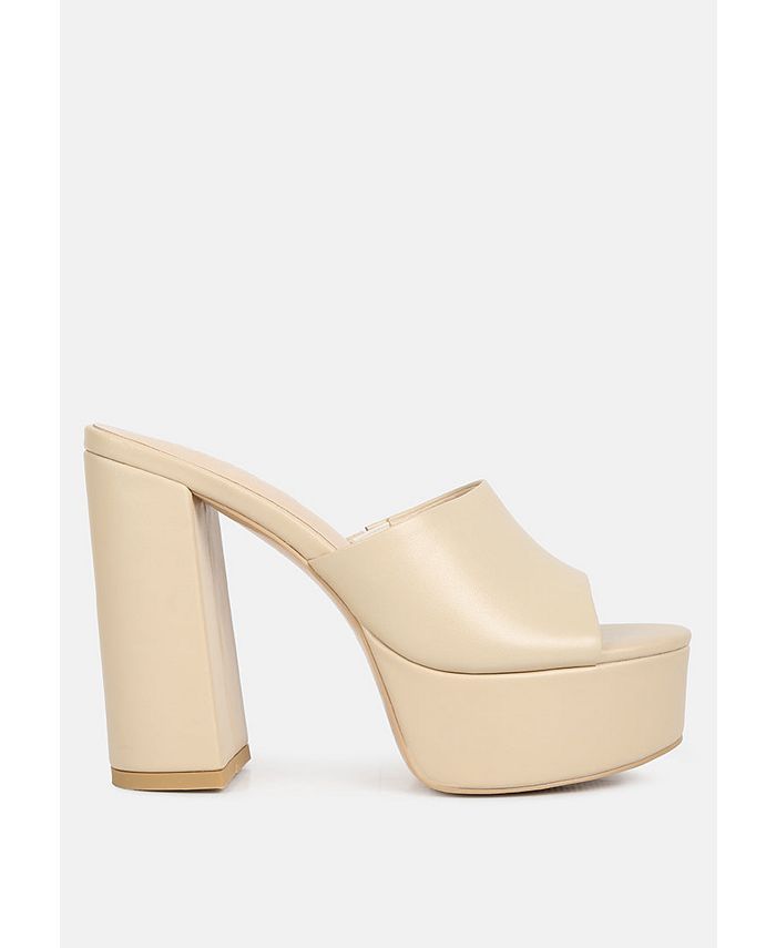Shuri Open Toe High Block Heel Sandals