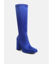 Macys sales blue boots