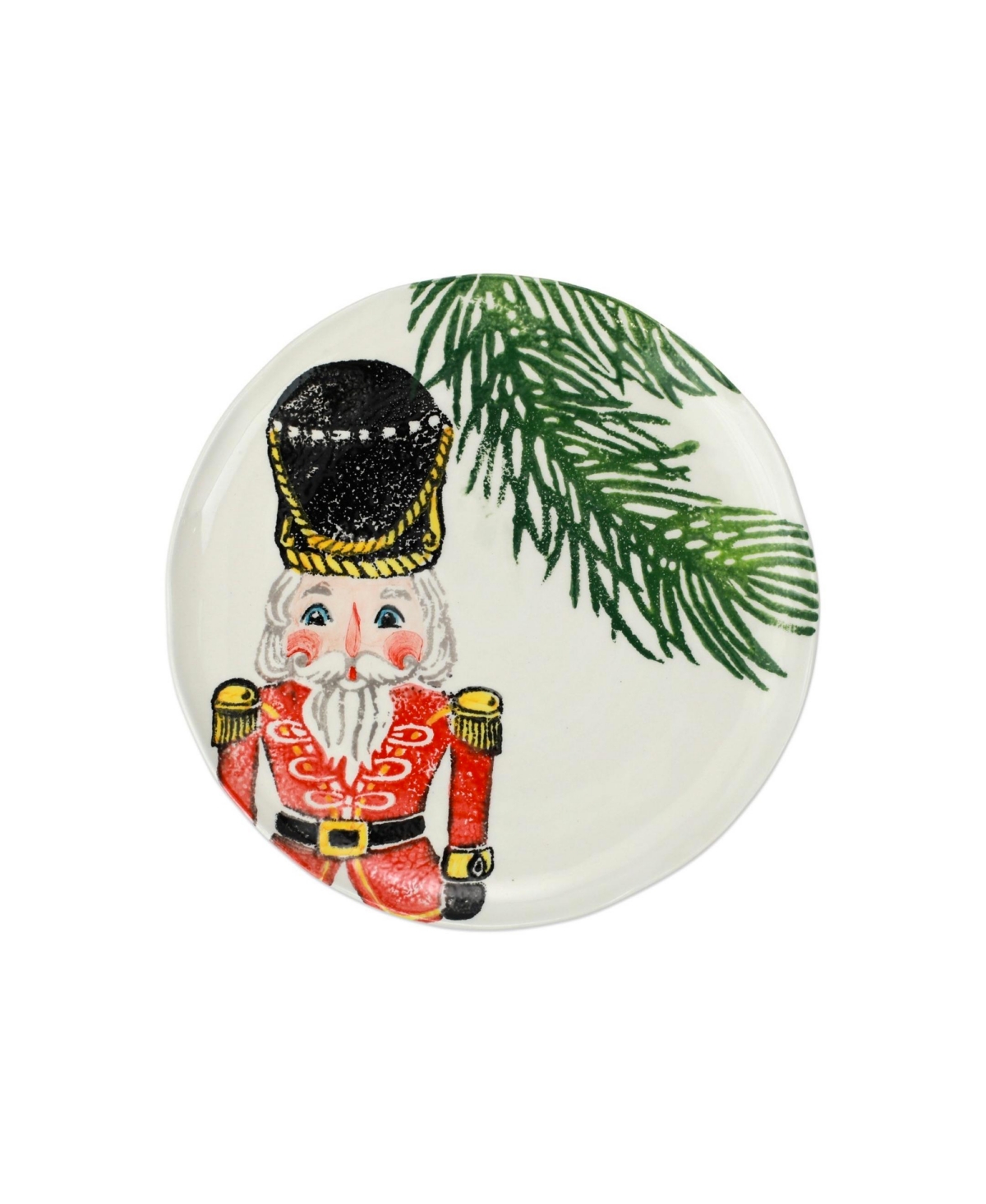 Vietri Nutcrackers Dinnerware Salad Plates, Set Of 4 In Assorted