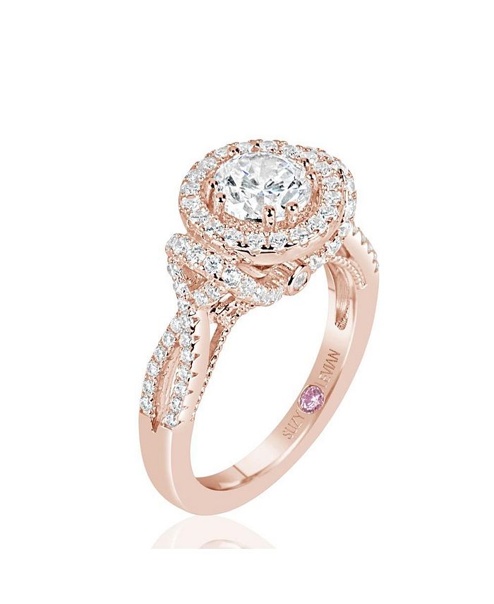 Suzy levian rose online gold ring