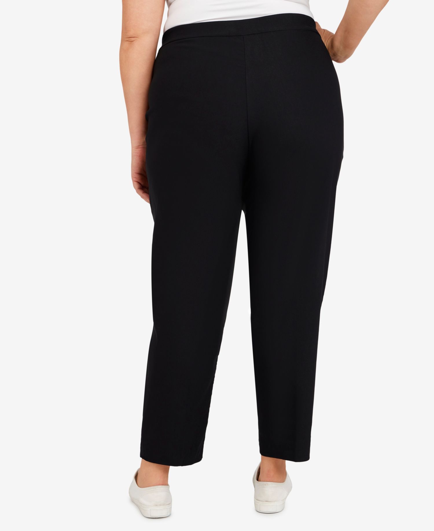 Plus Size Classic Allure Tummy Control Pull-On Average Length Pants