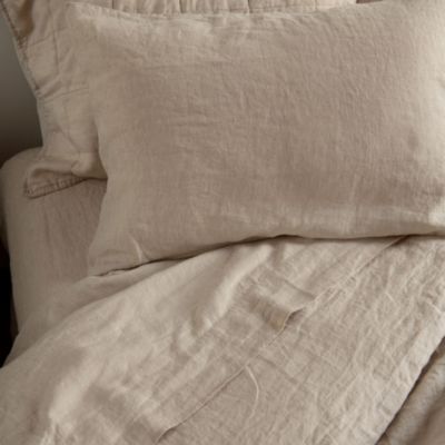 100% French Linen Duvet Cover & Sham Set - Full/Queen