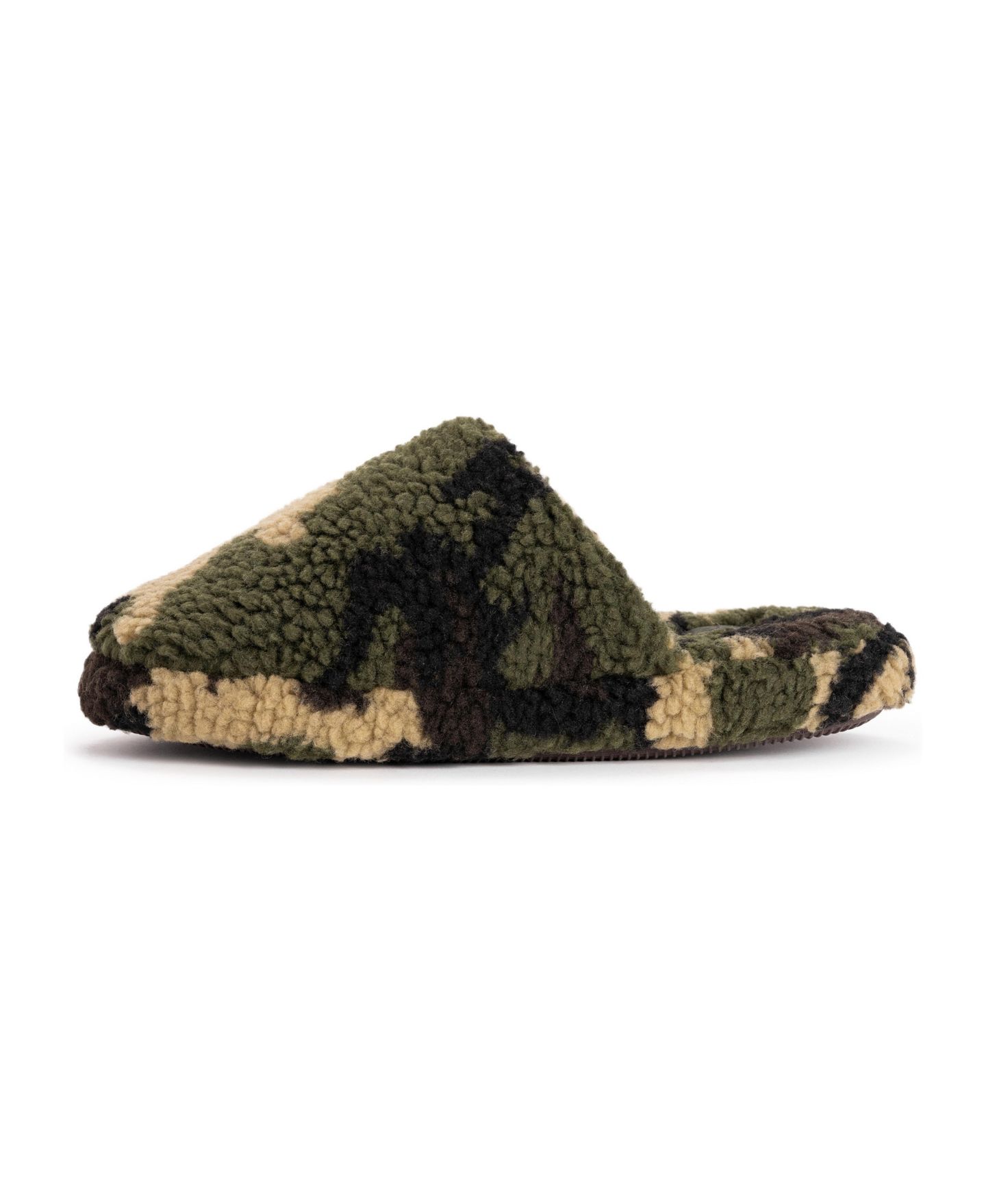Женские тапочки MUK LUKS Maven Slipper, цвет: Оливковый камуфляжный — фото 3