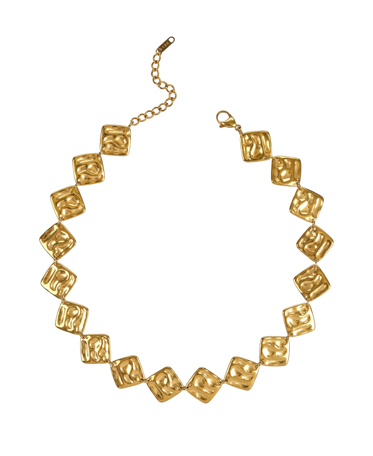 Stainless Steel 18K Gold Plated Classic Necklace - Gold