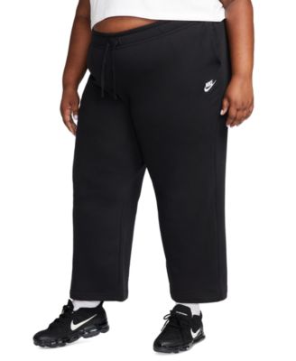 Plus Size Sportswear Club Fleece Mid-Rise Wide-Leg Sweatpants