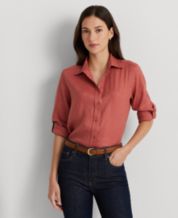 Macy's linen blouses deals