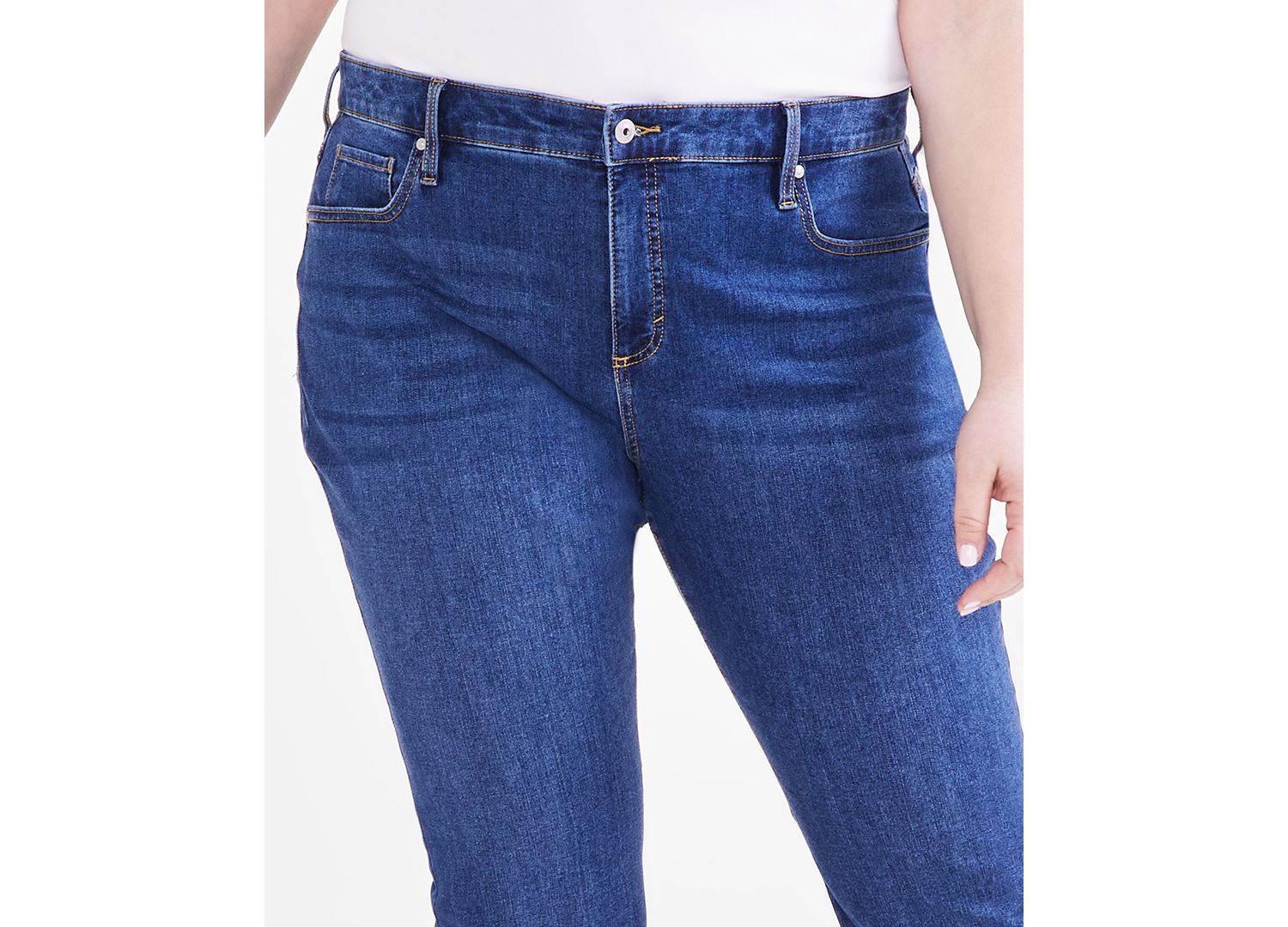 Petite Mid-Rise Curvy Bootcut Jeans, Petite & Petite Short
