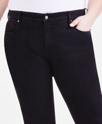 Style & Co Plus Size Mid-Rise Curvy Bootcut Jeans, Exclusively at Macy's