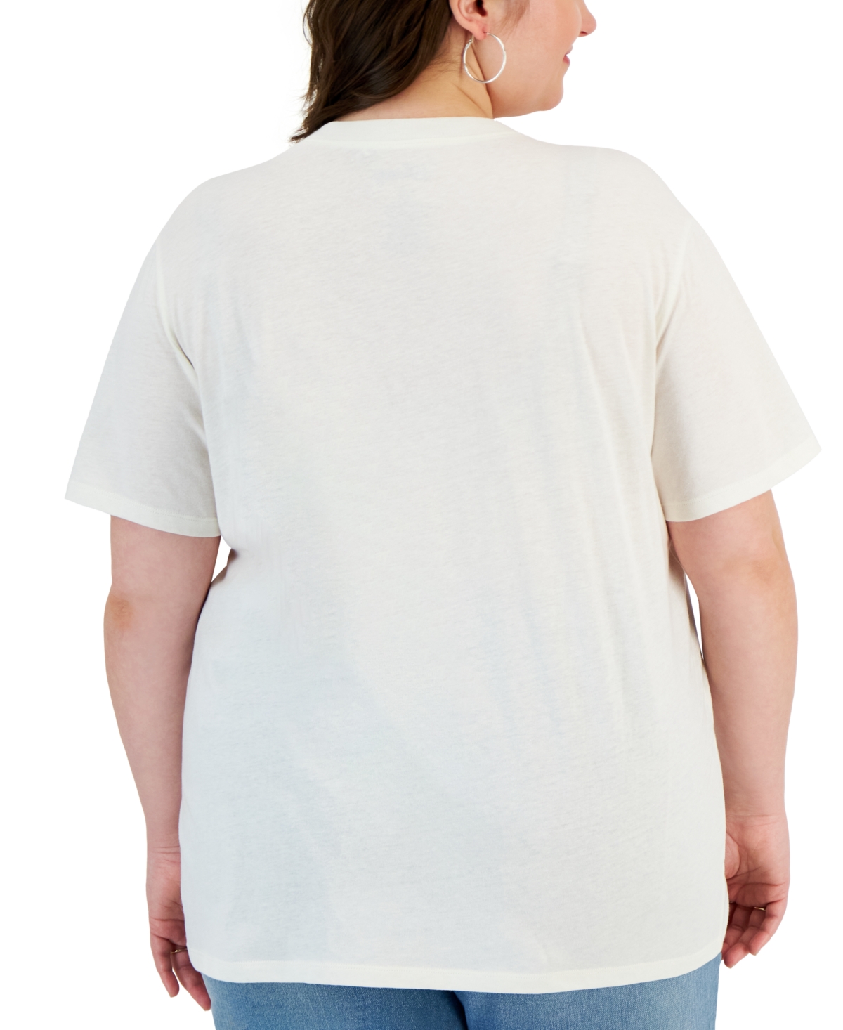 Disney Trendy Plus Size Tinker Bell Graphic T-Shirt