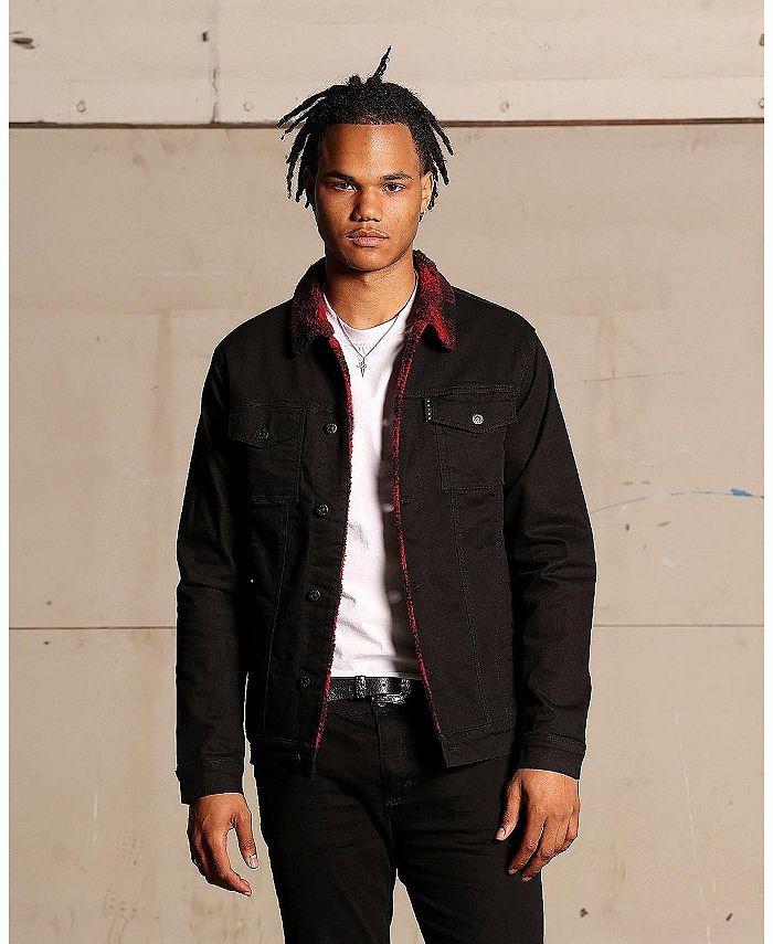 Saint morta sherpa denim jacket clearance