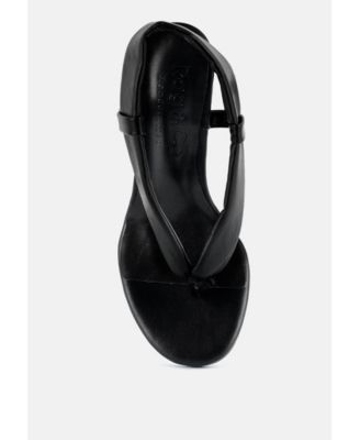 SINGLES Womens High Heeled Thong Sandals