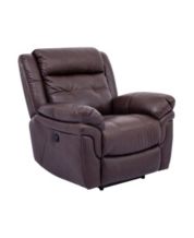 Arianlee Leather Push Back Recliner, Created for Macy's