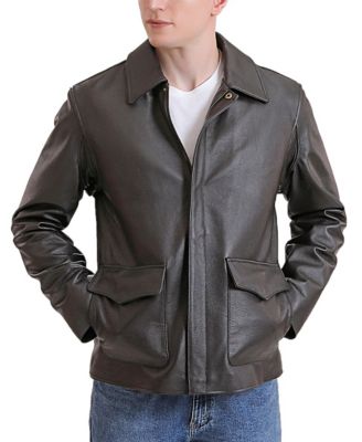 Men Raider Indy-Style Leather Legend Jacket