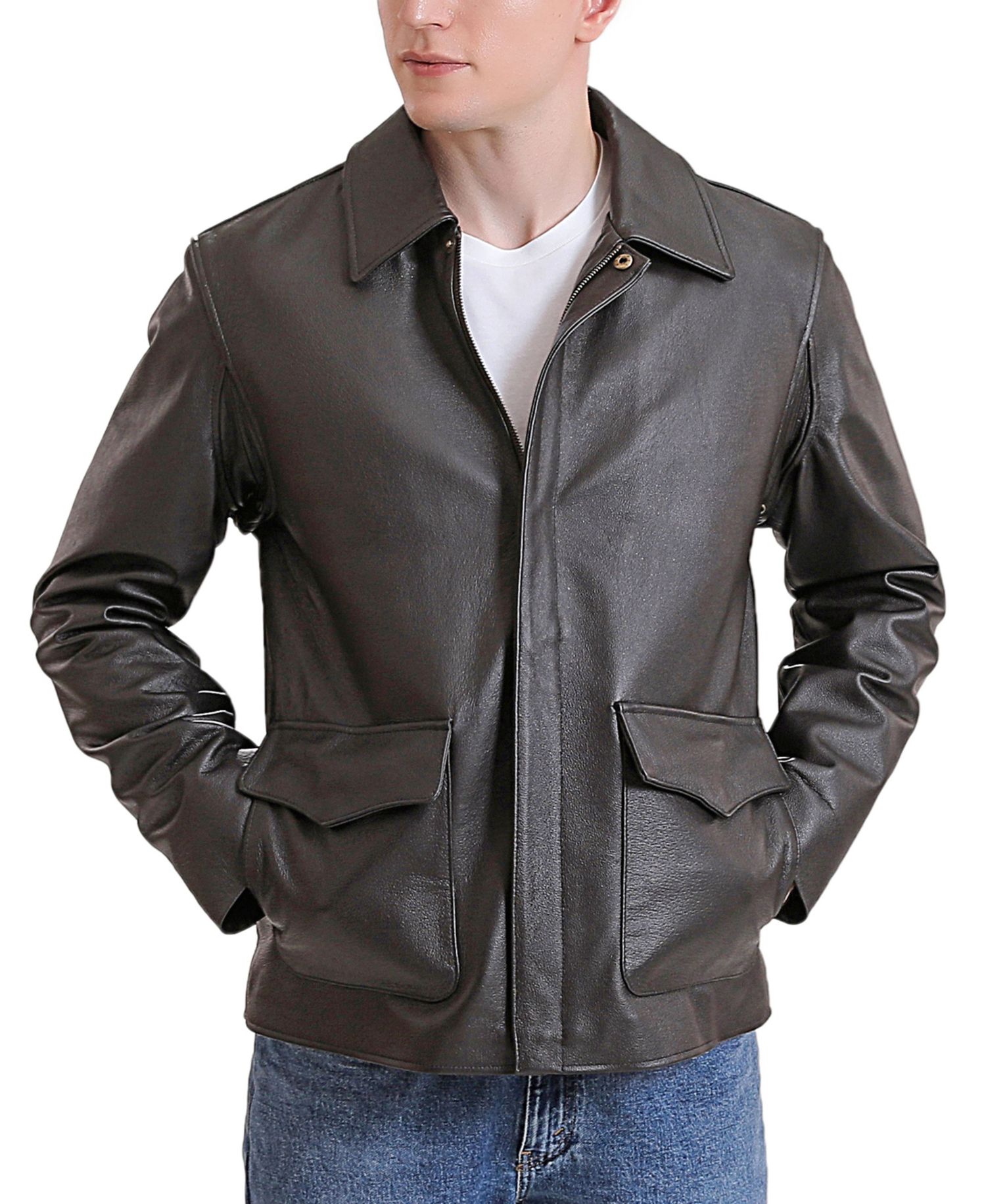 Men's Raider Indy-Style Leather Legend Jacket