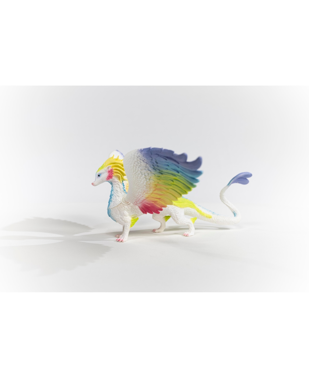 Schleich Bayala Rainbow Dragon 13" Wingspan And Movable Parts In Multi Color