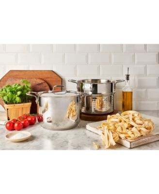 Stainless Steel 6 Qt. Covered Multi-Pot with Pasta Insert