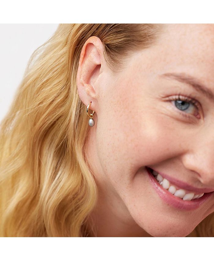 Ana Luisa Pearl Hoop Earrings Frida Grey Macy's