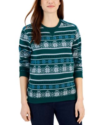 Macys karen scott petite sweatshirts best sale