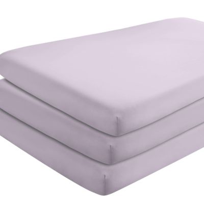 Microfiber Pack of 3 Fitted Crib Sheet, Crib