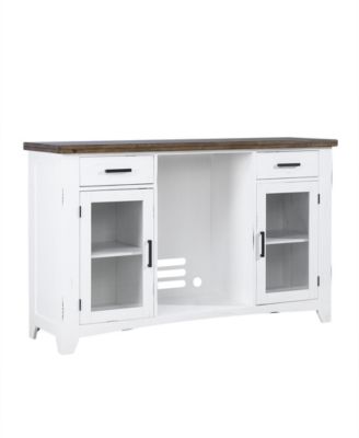 CLOSEOUT Peighton Back Bar with Hutch