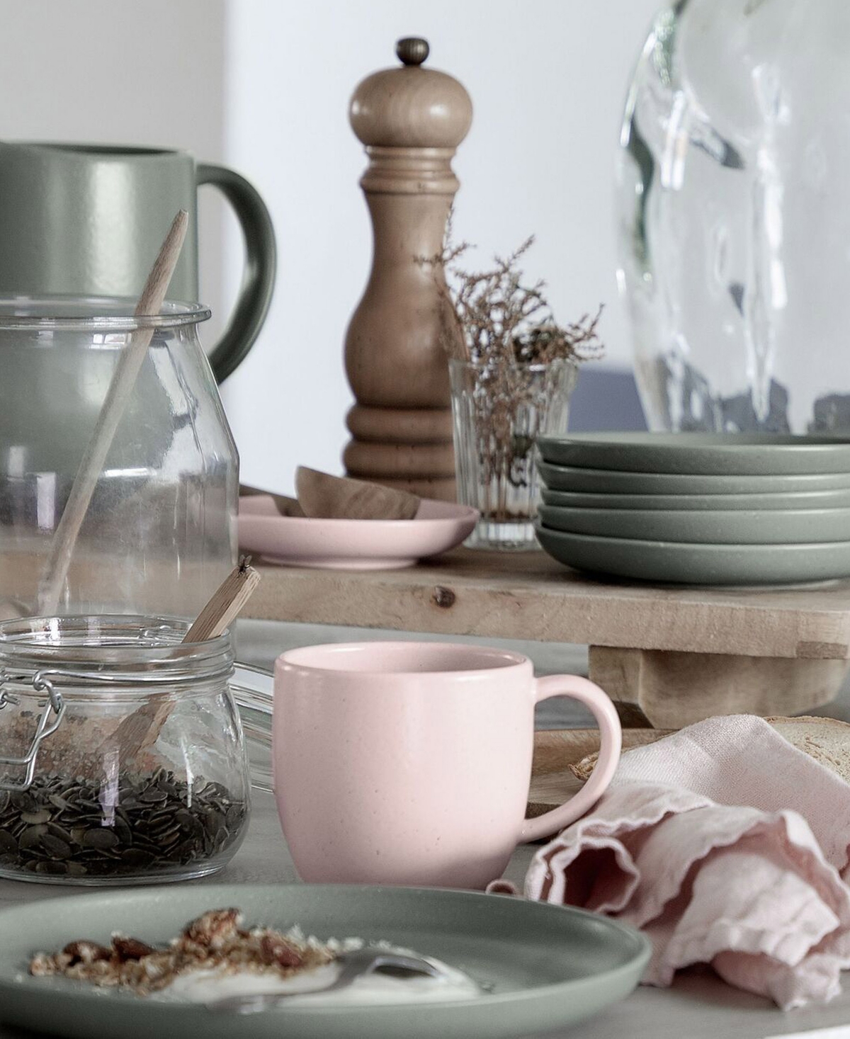 Casafina Pacifica Dinnerware Mug, Set Of 4 In Salt