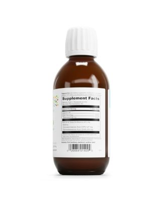 DaVinci Labs kiddOmega-3 - Liquid Omega-3 Supplement for Kids - For Immune System, Focus and Brain Support - With Monk Fruit, DHA, EPA and More - Cherry Orange Flavor