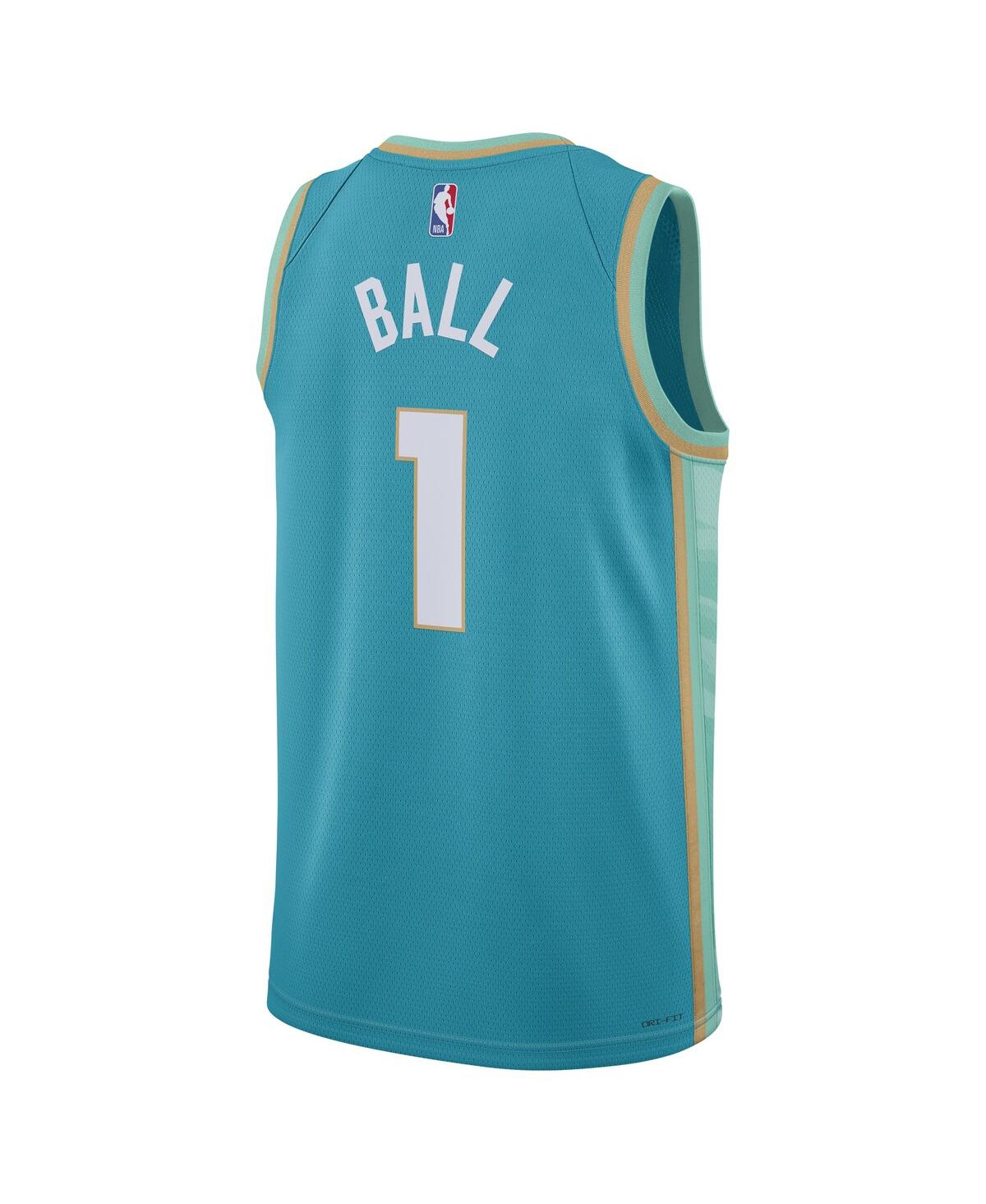 Men's and Women's Jordan LaMelo BallCharlotte Hornets 2023/24 Swingman Jersey - City Edition - Teal
