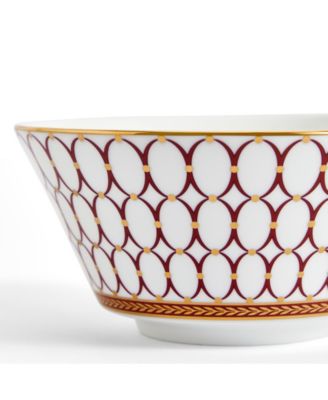 Renaissance Red China Cereal Bowl