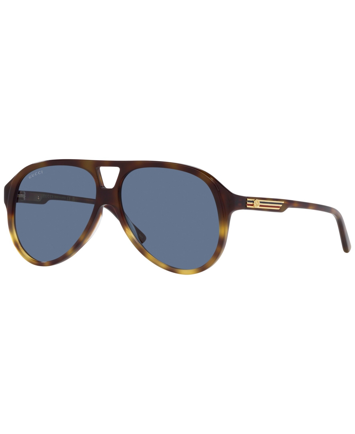 Gucci Brown Gg1286s Pilot Sunglasses In Blue