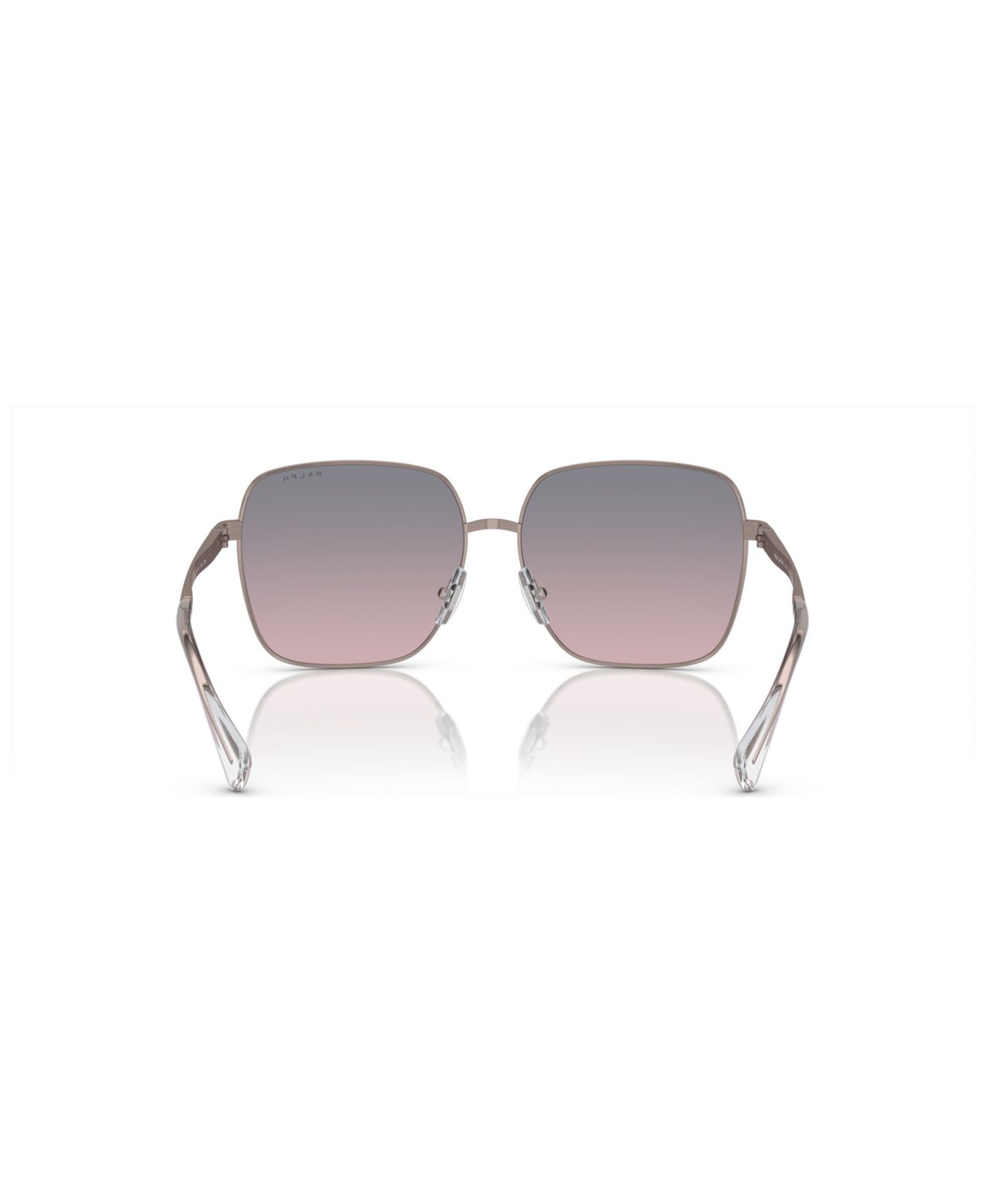 Женские солнцезащитные очки Ralph by Ralph Lauren Sunglasses, Gradient RA4142, цвет: Блестящий бледный золотой — фото 10