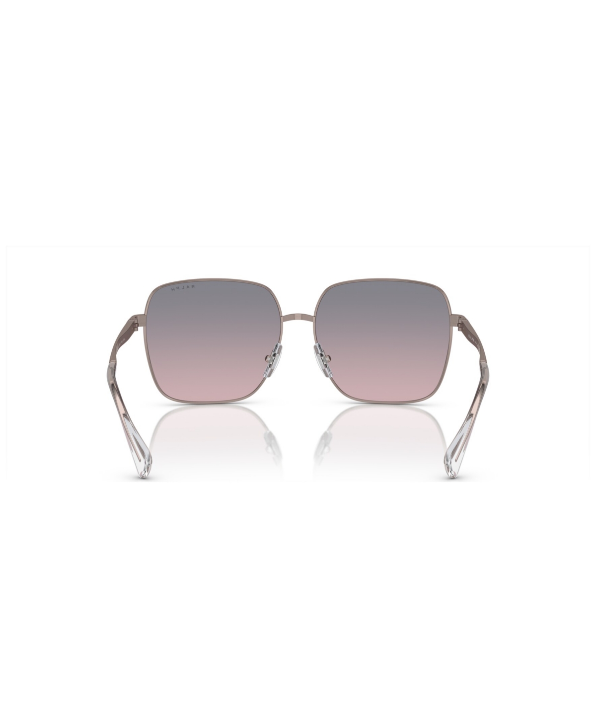 Shop Ralph By Ralph Lauren Women's Sunglasses, Gradient Ra4142 In Shiny Rose Gold