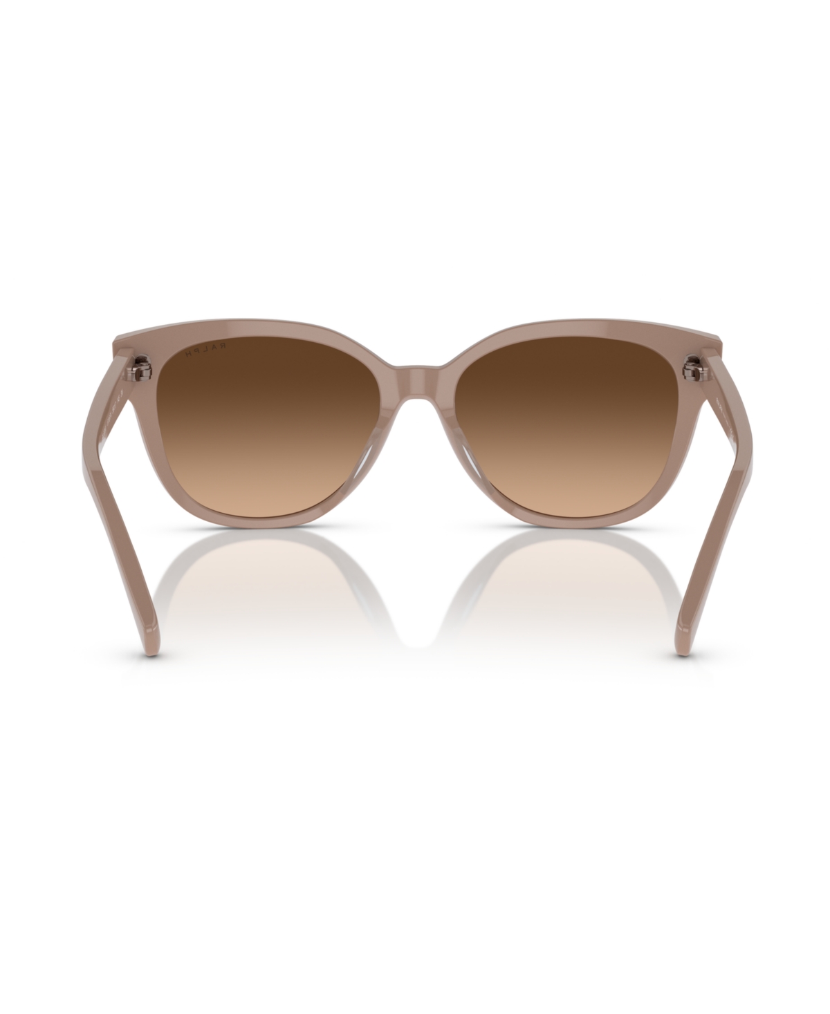 Shop Ralph By Ralph Lauren Women's Sunglasses, Gradient Ra5305u In Shiny Solid Beige