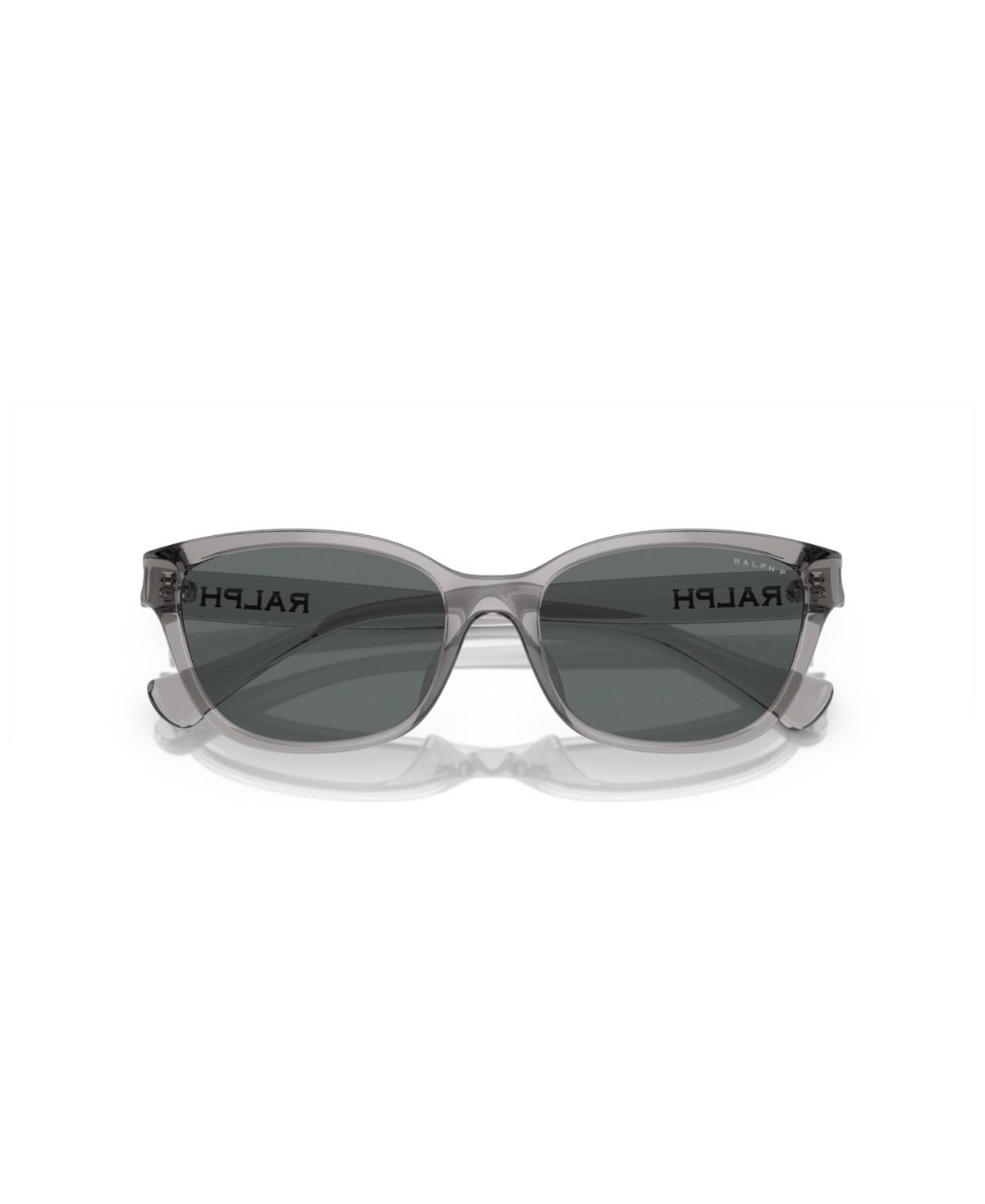 Shop Ralph By Ralph Lauren Women's Polarized Sunglasses, Polar Ra5307u In Shiny Transparent Gray