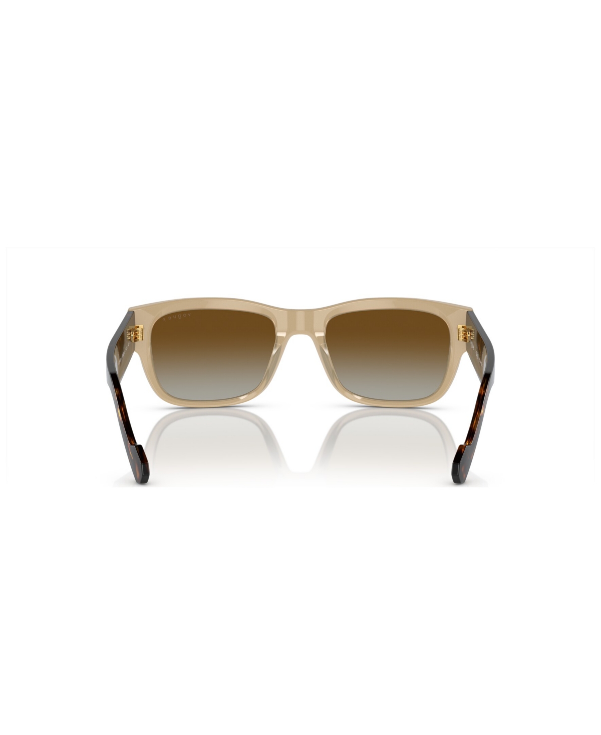 Shop Vogue Eyewear Men's Polarized Sunglasses, Gradient Polar Vo5530s In Opal Beige