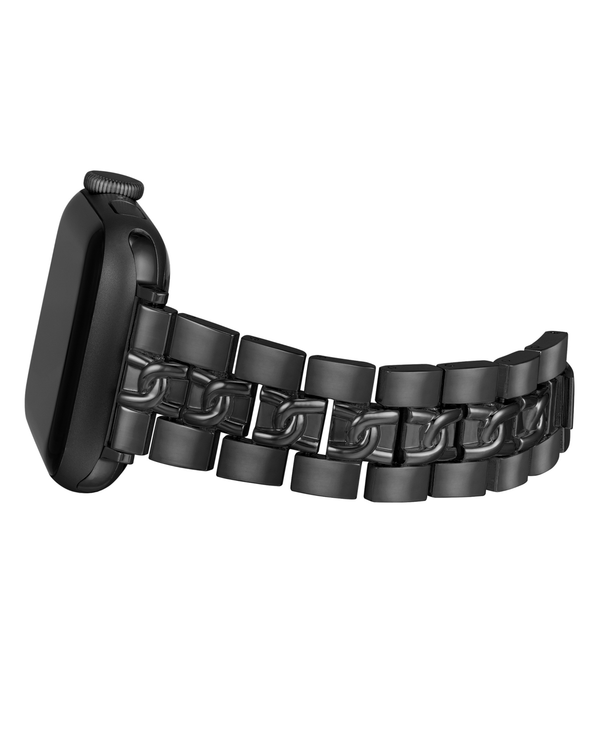 Shop Nine West Women's Dark Gray Alloy Bracelet Compatible With 42mm, 44mm, 45mm, Ultra And Ultra 2 Apple Watch In Gunmetal