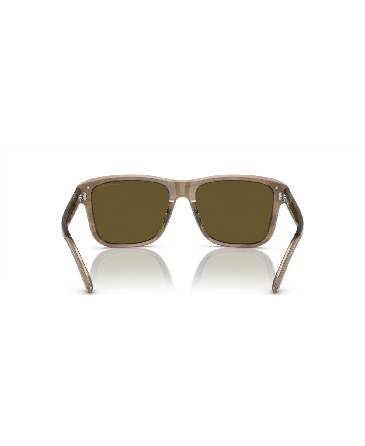 Shop Emporio Armani Men's Sunglasses Ea4208 In Shiny Green,top Brown