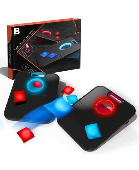 Детские игрушки Black Series Light Up Bean Bag Toss Outdoor Game Set with Boards